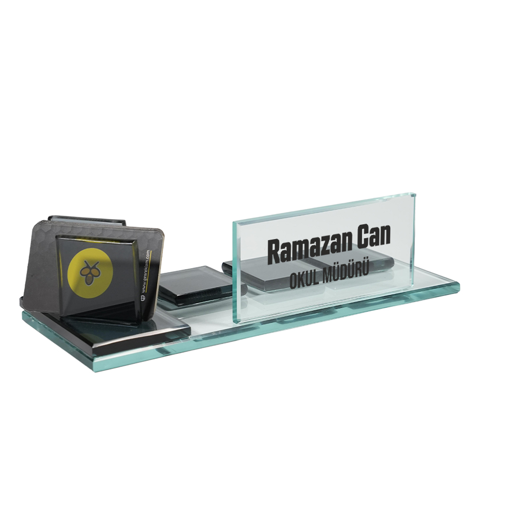 Vizyon Kristal Masa İsimliği 